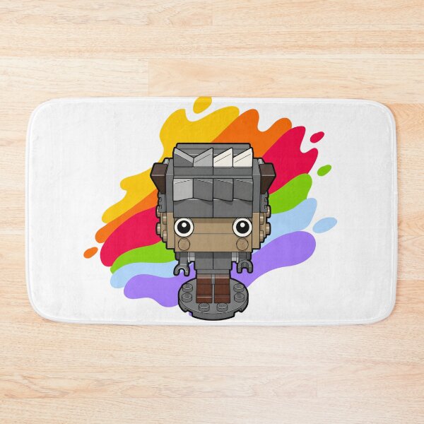 Item preview, Brick Chibi Style Character with Gray Hair and Brown Outfit designed and sold by HumTumMe.