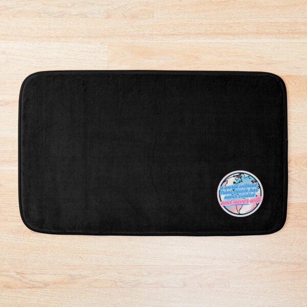 Item preview, a world without trans people has never existed and never will designed and sold by magicalpanicmachine.