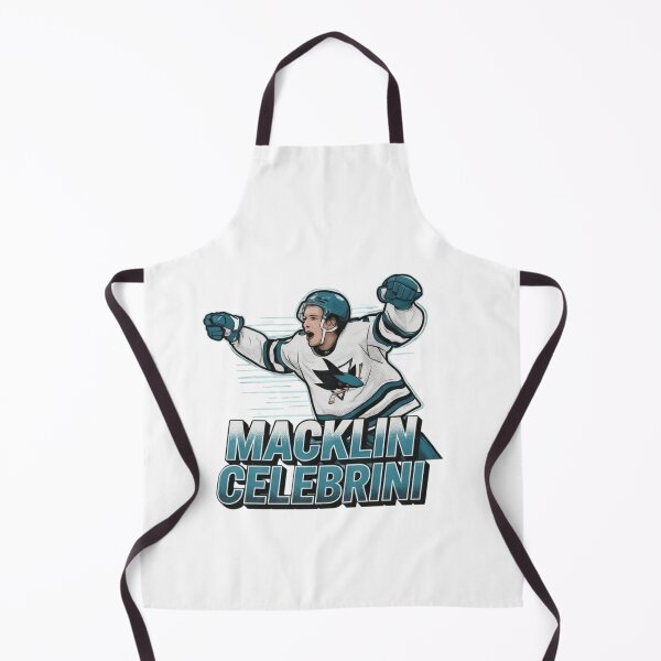 Item preview, Macklin Celebrini San Jose Hockey Fan Art T-Shirt - Teal & White Graphic Tee designed and sold by FarDesign.