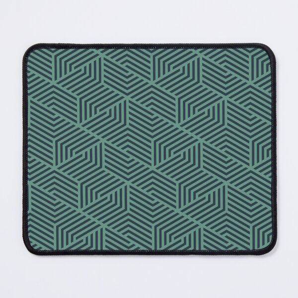 Item preview, Green Hexgonal Herringbone - Geometric Shape Pattern - Valentine Gifts For Her designed and sold by RoyalStarsPatts.