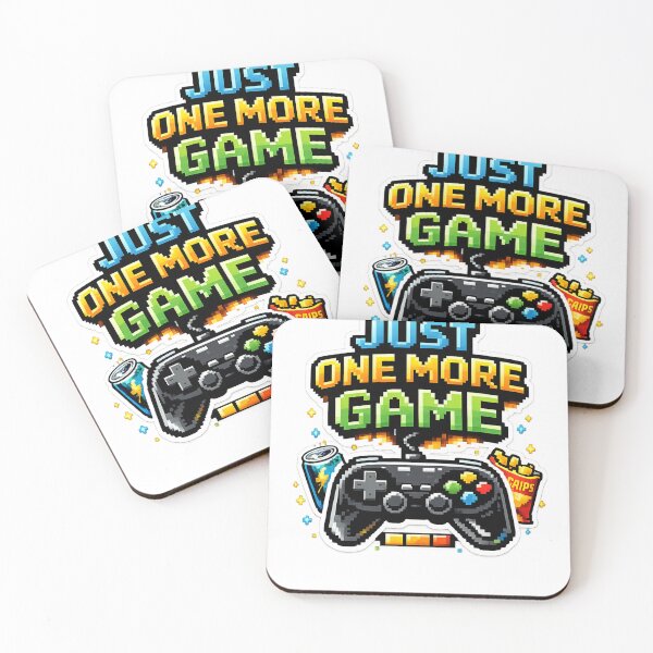 Item preview, Just One More Game Funny Gamer Design designed and sold by Wolf Creator.