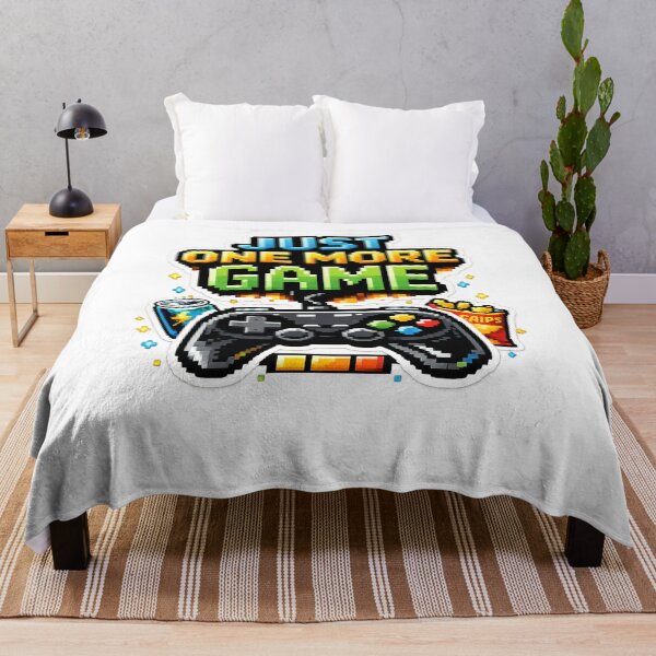 Item preview, Just One More Game Funny Gamer Design designed and sold by Wolf Creator.