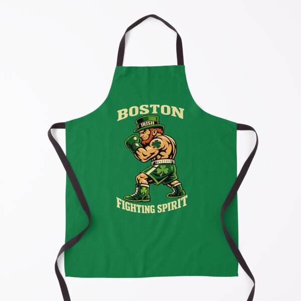Item preview, Boston Fighting Spirit Irish Leprechaun Boxer Shamrock designed and sold by MojaveTradePost.