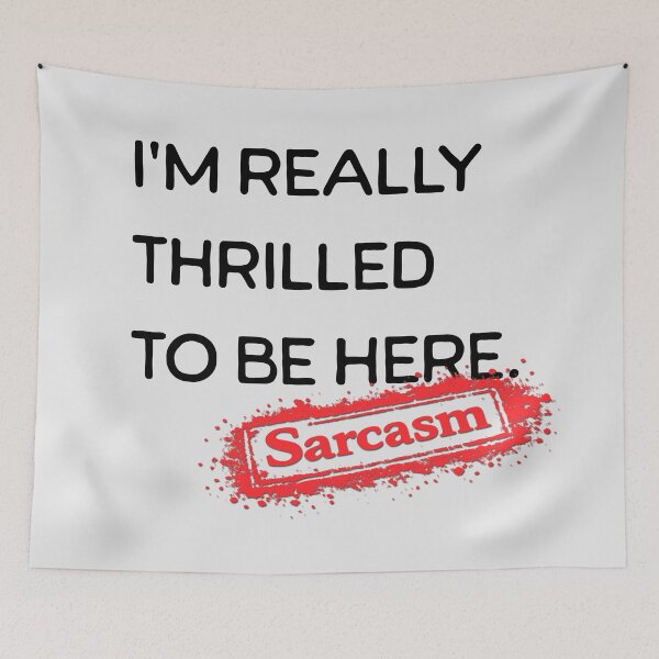 Item preview, I’m Really Thrilled To Be Here  [Sarcasm Stamp] designed and sold by FoxBaine Designs.