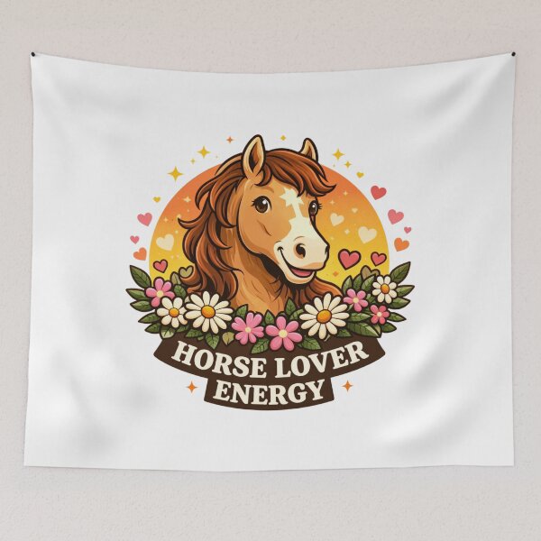 Item preview, Horse Lover Energy – Cute Horse Lover Design for Equestrian Girls & Horse Riding Fans designed and sold by Wear Sculpt.