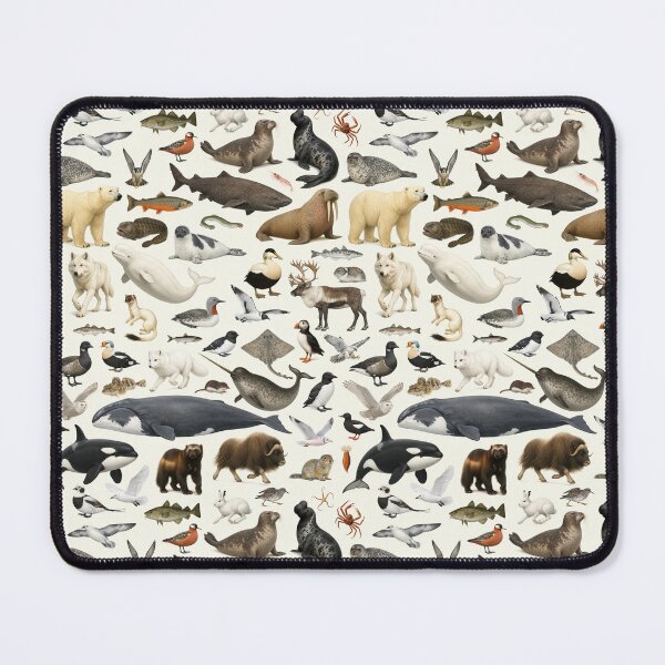 Item preview, Animals of the Arctic Retro Style Identification Chart designed and sold by kakarikihill.