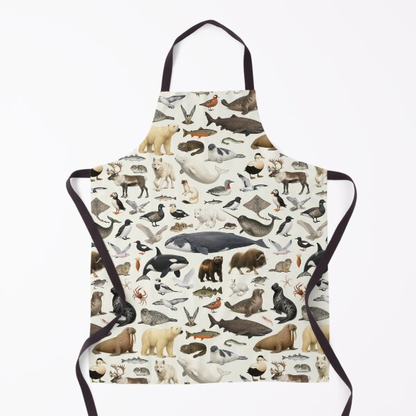 Item preview, Animals of the Arctic Retro Style Identification Chart designed and sold by kakarikihill.