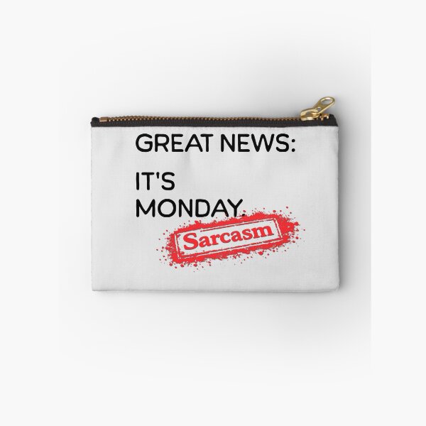 Item preview, Great News: It's Monday.  [Sarcasm Stamp] designed and sold by FoxBaine Designs.
