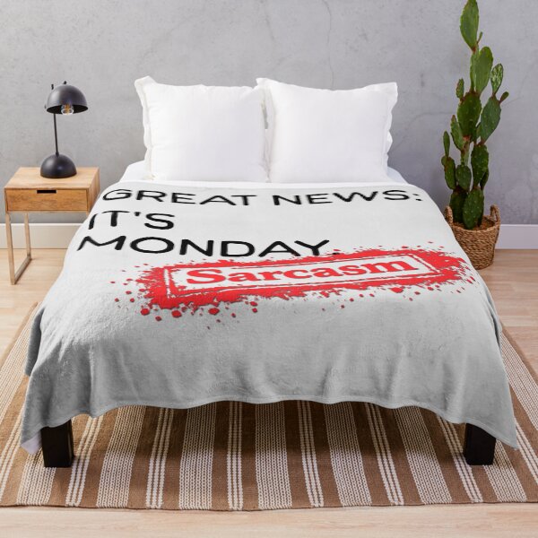 Item preview, Great News: It's Monday.  [Sarcasm Stamp] designed and sold by FoxBaine Designs.