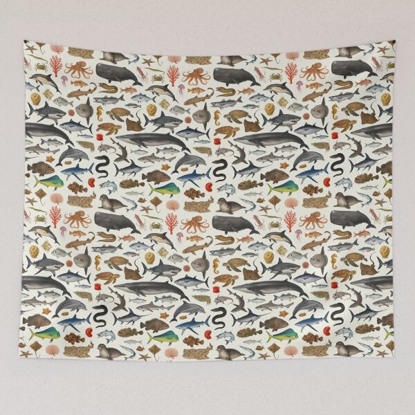 Item preview, Marine Life of the Mediterranean Identification Chart designed and sold by kakarikihill.