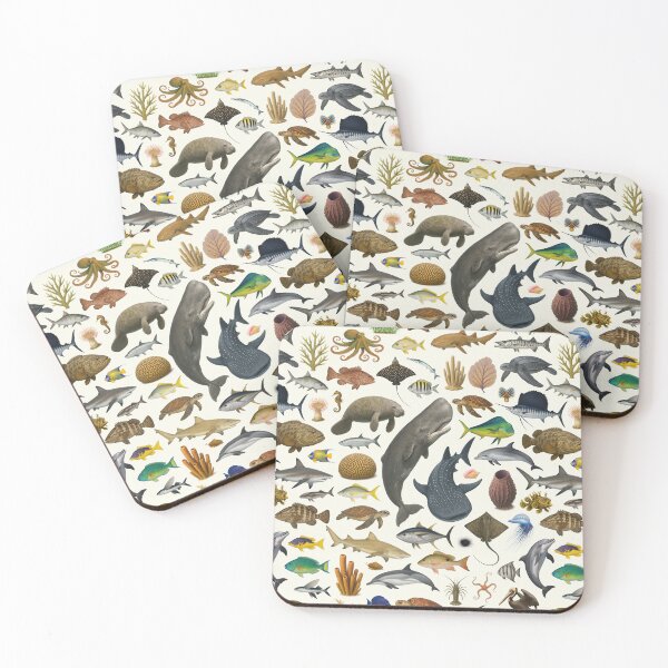 Item preview, Marine Life of the Caribbean Identification Chart designed and sold by kakarikihill.