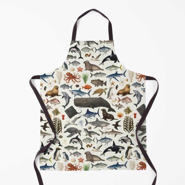 Item preview, Marine Life of New Zealand Identification Chart designed and sold by kakarikihill.