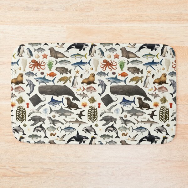 Item preview, Marine Life of New Zealand Identification Chart designed and sold by kakarikihill.