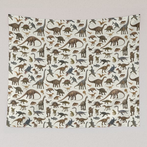 Item preview, Animals of the Jurassic Period Prehistoric Identification Chart designed and sold by kakarikihill.