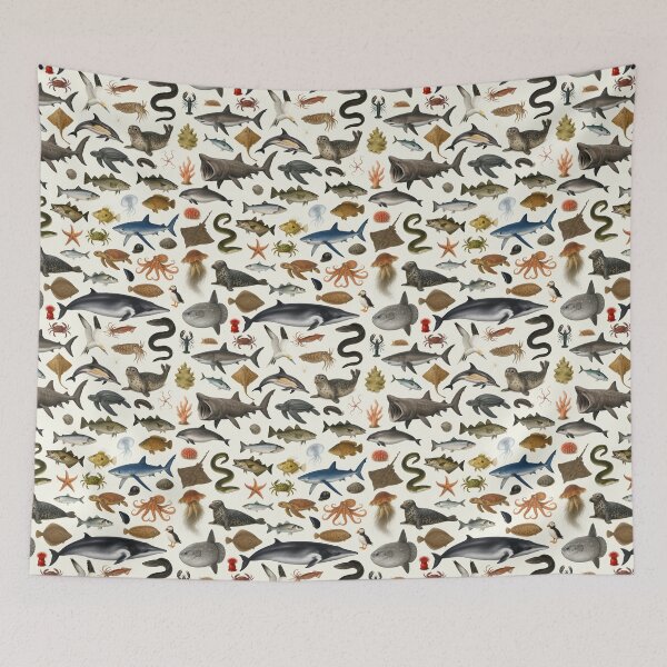 Item preview, Marine Life of the British Isles Identification Chart designed and sold by kakarikihill.