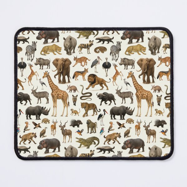 Item preview, Animals of the African Savanna Wildlife Identification Chart designed and sold by kakarikihill.