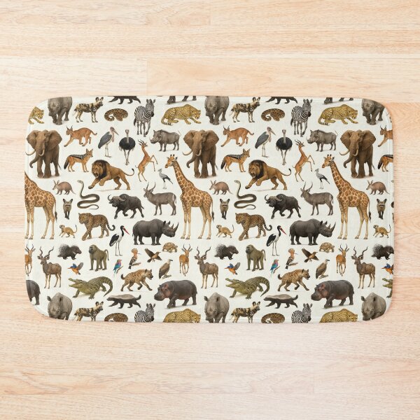 Item preview, Animals of the African Savanna Wildlife Identification Chart designed and sold by kakarikihill.
