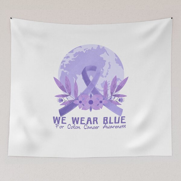 Item preview, We Wear Blue For Colon Cancer Awareness designed and sold by LuveraxArt.