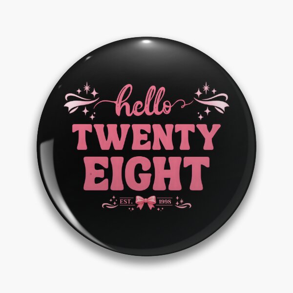 Item preview, Hello 28 Coquette Birthday – Cute Pink Bow Aesthetic 28th Birthday Gift designed and sold by Teetreasure2.
