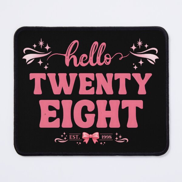 Item preview, Hello 28 Coquette Birthday – Cute Pink Bow Aesthetic 28th Birthday Gift designed and sold by Teetreasure2.