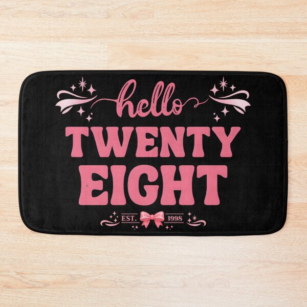 Item preview, Hello 28 Coquette Birthday – Cute Pink Bow Aesthetic 28th Birthday Gift designed and sold by Teetreasure2.