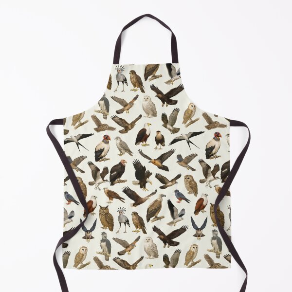 Item preview, Birds of Prey Retro Raptor Identification Style Chart designed and sold by kakarikihill.