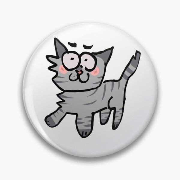 Item preview, Grey Striped Cat designed and sold by secretfawn.