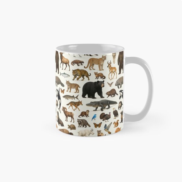 Item preview, Animals of the United States Wildlife Identification Chart designed and sold by kakarikihill.