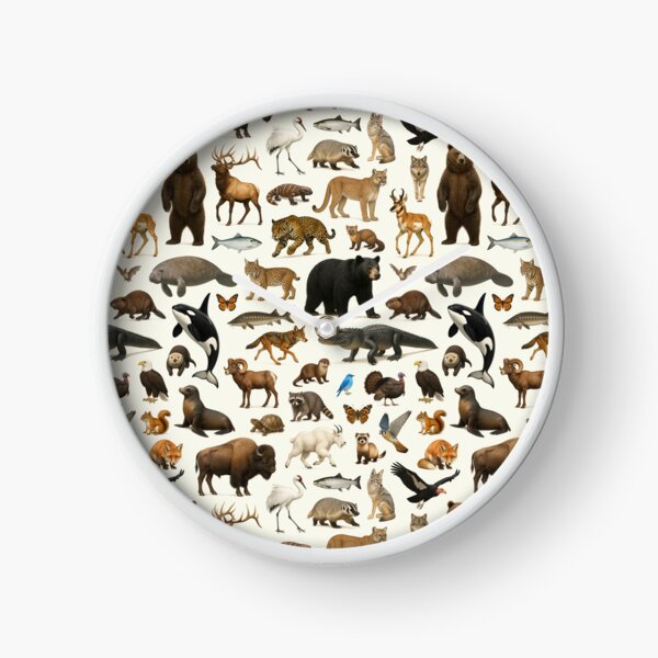 Item preview, Animals of the United States Wildlife Identification Chart designed and sold by kakarikihill.
