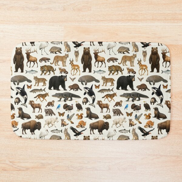 Item preview, Animals of the United States Wildlife Identification Chart designed and sold by kakarikihill.