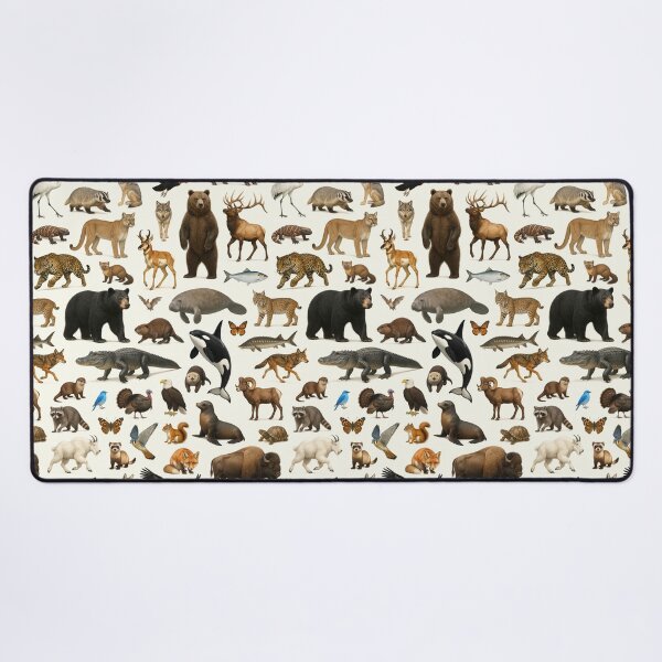 Item preview, Animals of the United States Wildlife Identification Chart designed and sold by kakarikihill.