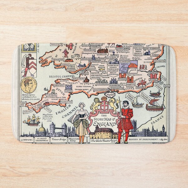 Item preview, The Story Map of England designed and sold by colourfind.