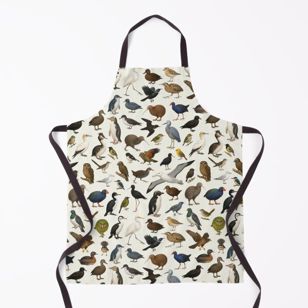 Item preview, Native Birds of New Zealand Retro Identification Chart designed and sold by kakarikihill.