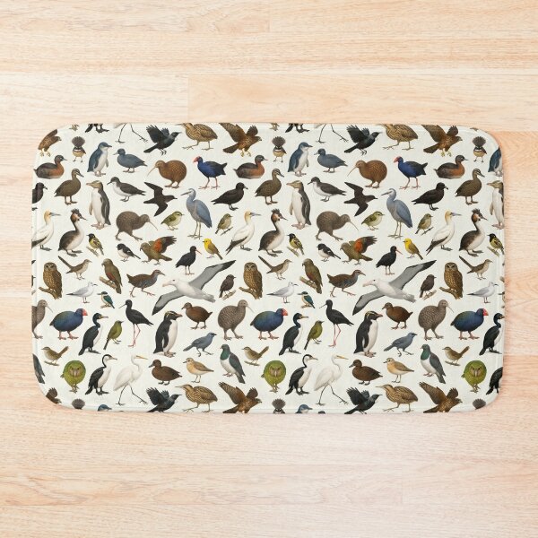 Item preview, Native Birds of New Zealand Retro Identification Chart designed and sold by kakarikihill.