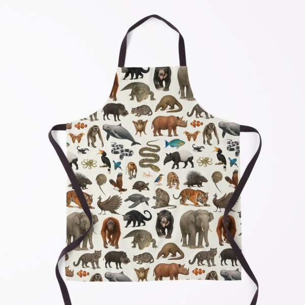 Item preview, Animals of Malaysia Retro Wildlife Identification Chart designed and sold by kakarikihill.