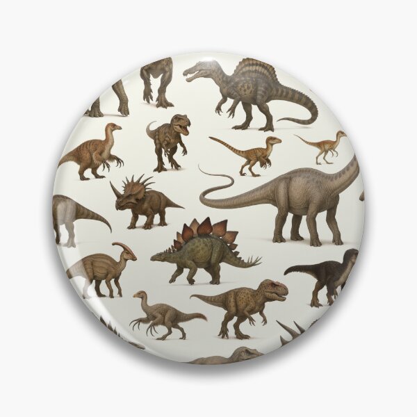 Item preview, Iconic Dinosaurs Retro Prehistoric Identification Chart designed and sold by kakarikihill.