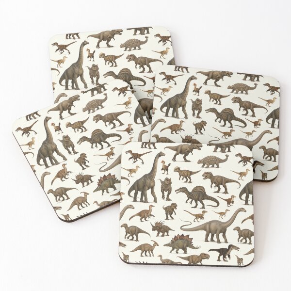 Item preview, Iconic Dinosaurs Retro Prehistoric Identification Chart designed and sold by kakarikihill.