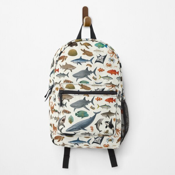 Item preview, Marine Life of Australia Retro Wildlife Identification Chart designed and sold by kakarikihill.