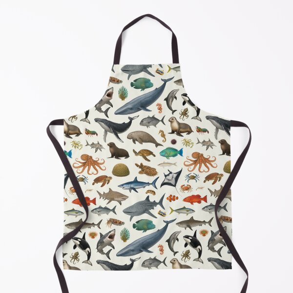 Item preview, Marine Life of Australia Retro Wildlife Identification Chart designed and sold by kakarikihill.