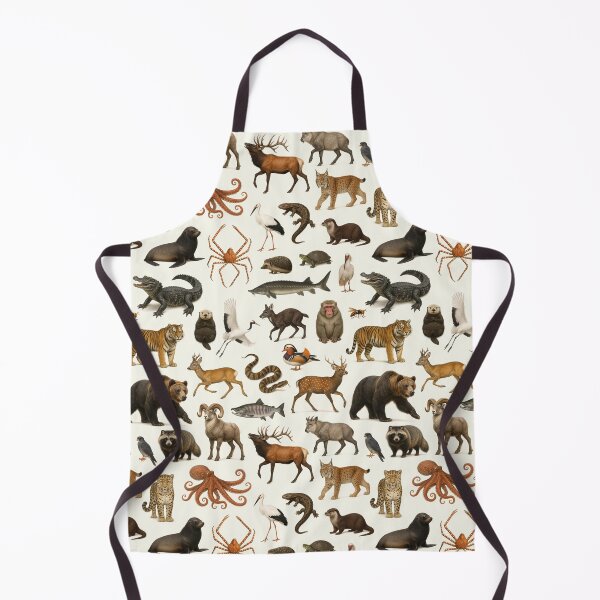 Item preview, Animals of the Far East Retro Wildlife Identification Chart designed and sold by kakarikihill.