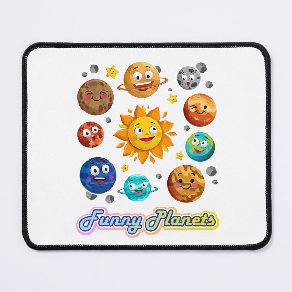 Item preview, Funny Planets Illustration designed and sold by LOVEARTDESIGN.