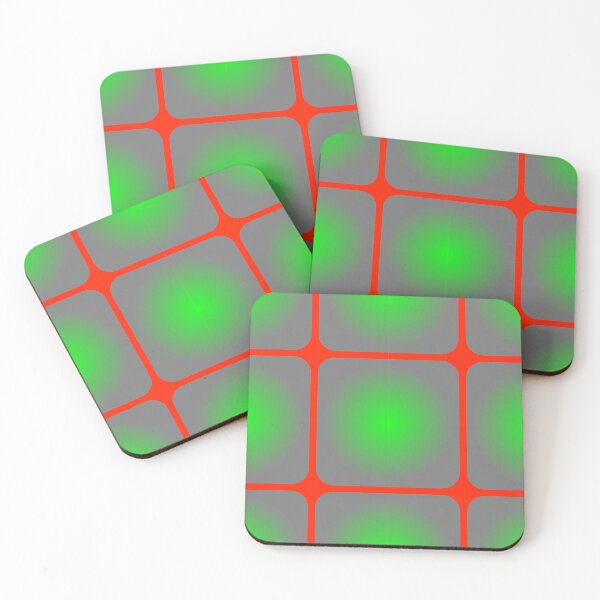 Item preview, Nia Itto Gallery -green red grey- designed and sold by NIA ITTO GALLERY - Art of John Wyborn.