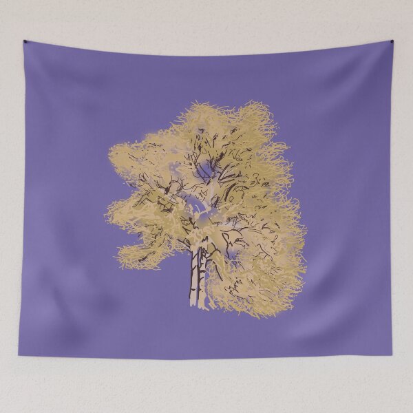 Item preview, sketchy pine tree in brown designed and sold by vibeno1.