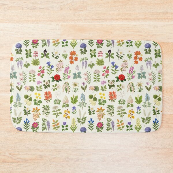 Item preview, Flowers of Japan Retro Botanical Plant Identification Chart designed and sold by kakarikihill.