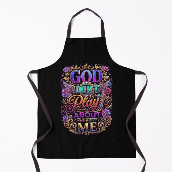 Item preview, God Dont Play About Me Colorful Faith Quote designed and sold by DigitalMomy.
