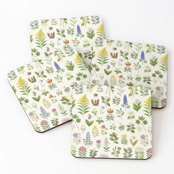 Item preview, Flowers of Canada Retro Botanical Plant Identification Chart designed and sold by kakarikihill.