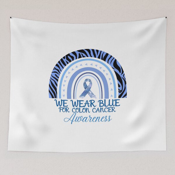 Item preview, We Wear Blue For Colon Cancer Awareness designed and sold by LuveraxArt.