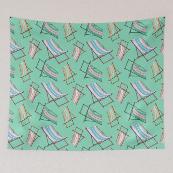 Item preview, Retro Beach Chairs on Mint  designed and sold by PD-Coastal.