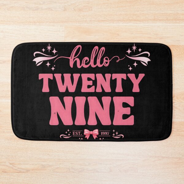 Item preview, Hello 29 Coquette Birthday – Cute Bow Aesthetic 29th Birthday Girl Gift designed and sold by Teetreasure2.