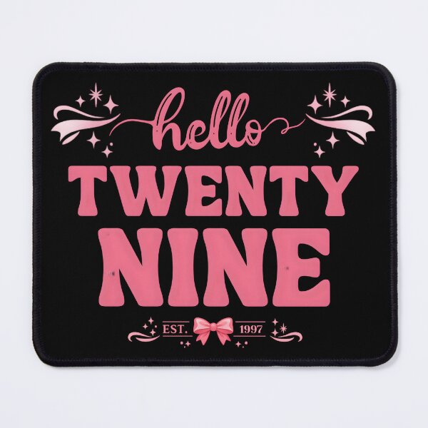 Item preview, Hello 29 Coquette Birthday – Cute Bow Aesthetic 29th Birthday Girl Gift designed and sold by Teetreasure2.